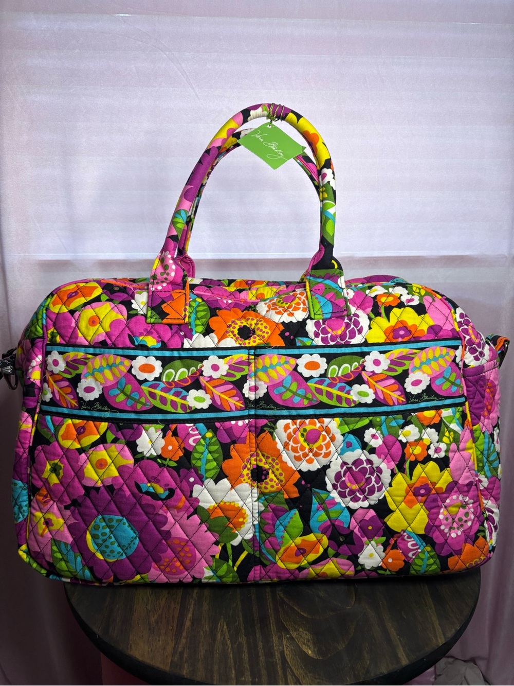 Vera Bradley Va Va Bloom Weekender Travel Bag NWT Floral Carry-On